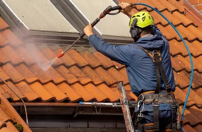 Démoussage et hydrofuge de toiture à Trévé
